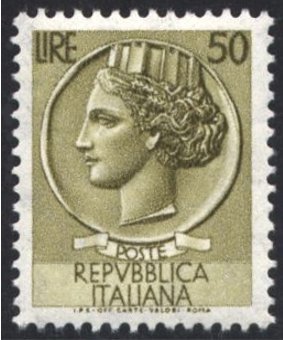 Coin of Syracuse, laid paper