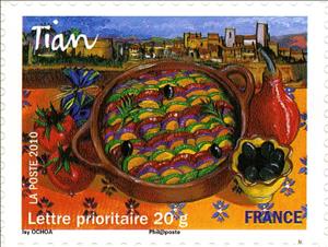 Stamp, Tian, France,  