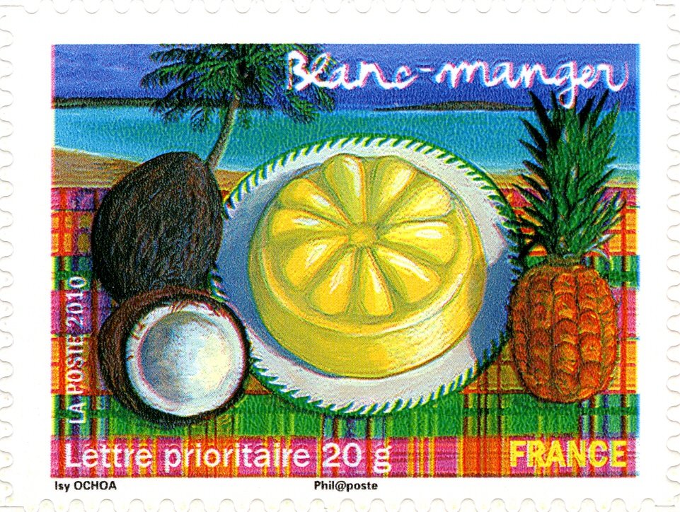 Blanc Manger - coconut pudding
