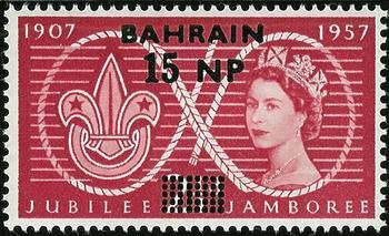 Scout badge and winding rope with overprint