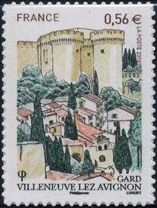 Stamp, Villeneuve-les-Avignon (Gard), France,  