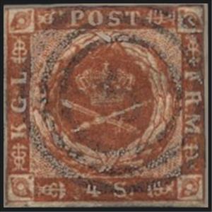 Stamp, Royal insignia, Denmark,  , Coats of Arms