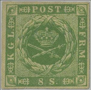 Stamp, Royal insignia, Denmark,  , Coats of Arms