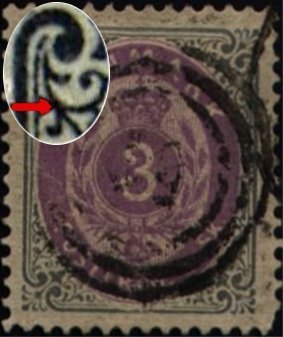 Stamp, Figure, frame II, Denmark,  , Numbers