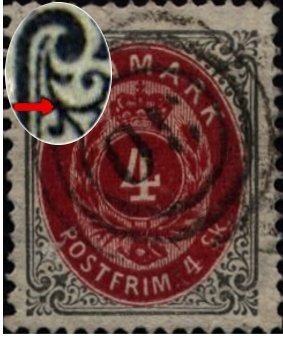 Stamp, Figure, frame II, Denmark,  , Numbers