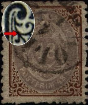 Stamp, Figure, frame II, Denmark,  , Numbers