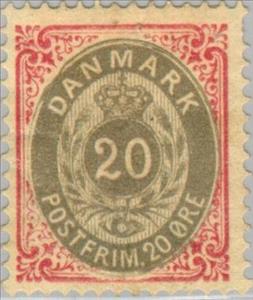 Stamp, Figure, Denmark,  , Numbers