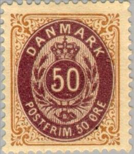 Stamp, Figure, Denmark,  , Numbers