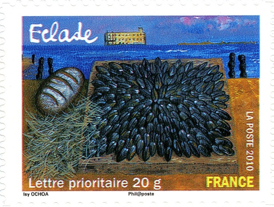 Eclade - mussels with pine tree needle