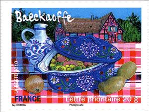 Stamp, Baeckaoffe, France,  