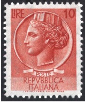 Coin of Syracuse, laid paper