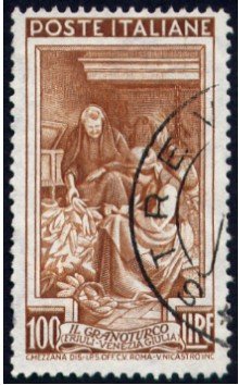 Stamp, Friuli-Venezia Giulia, the corn, Italy,  