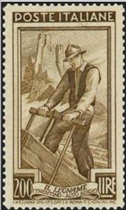 Stamp, Provincial Occupations- Trentino-Alto Adige, Italy,  