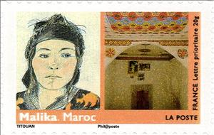 Stamp, Women from all over the World, France,  