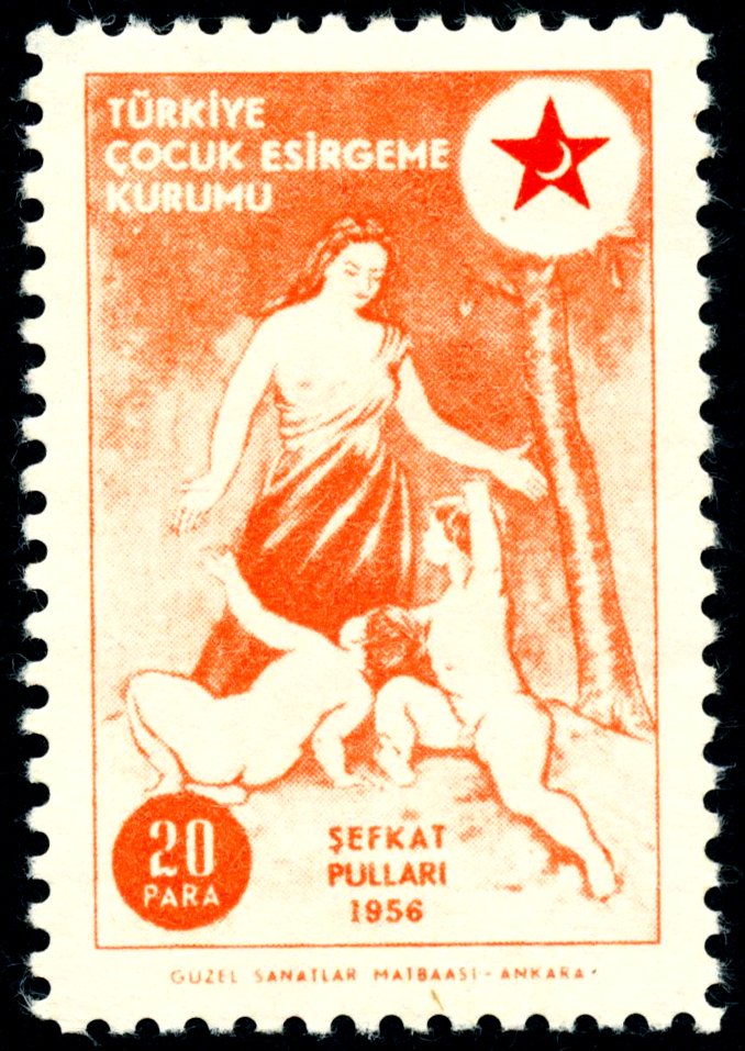 Mother with 2 children
