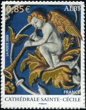 Stamp, Cathédrale Sainte-Cécile (Albi), France,  