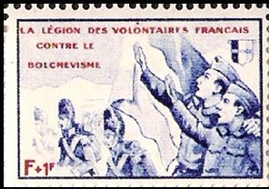 Stamp, LVF, France,  