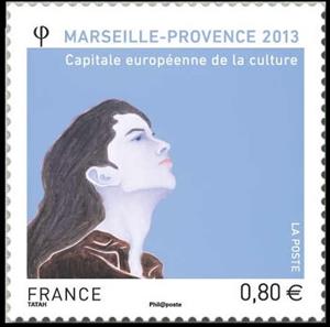 Stamp, Marseille, European Capital of Culture, France,  