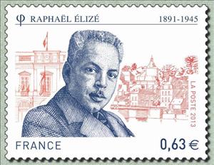 Stamp, Raphaël Élizé 1891 - 1945, France,  , Famous People