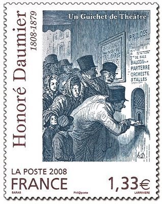 H. Daumier (1808-1879) "One-stop theater"