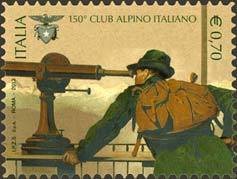 Mountaineer and telescope
