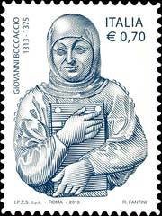 Cenotaph of Giovanni Boccaccio, sculpture by Rustici