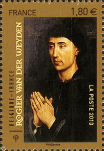 Stamp, Flemish Painters- Rogier van der Weyden, France,  , Art