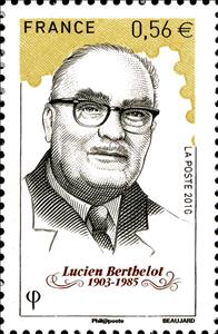 Stamp, Lucien Berthelot, France,  
