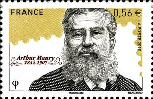 Stamp, Arthur Maury, France,  