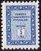 Stamp, Blue, Turkey,  