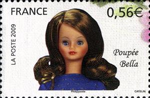Stamp, Poupée Bella, France,  