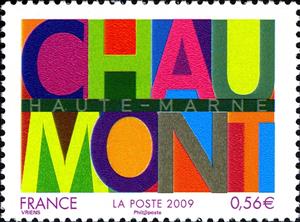 Stamp, Chaumont, France,  , Tourism