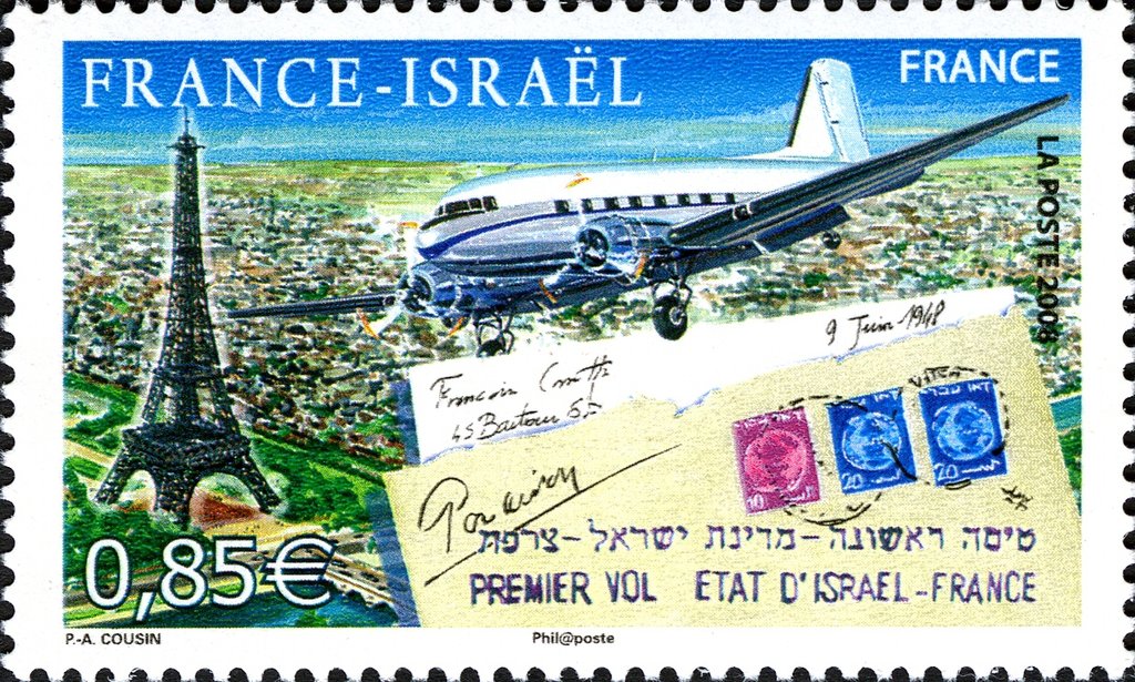 First Flight between Israel and France