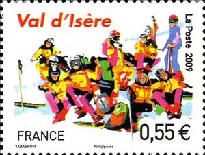 Stamp, FIS Alpine World Ski Championship Val D’Isère 2009, France,  , Sport