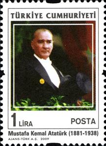 Stamp, K.Ataturk, Turkey,  