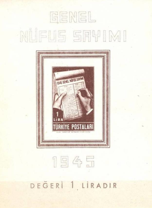 Cencus of Oct.21, 1945, Souvenir Sheet