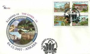 Turkish Provinces - 16 (FDC)