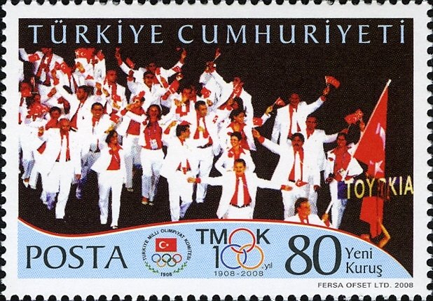 Turkish Athletes at Opening Ceremony