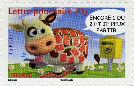Humorous cow by Alexis Nesmes