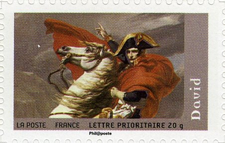 Jacques-Louis David:Bonaparte Crossing the St. Bernard