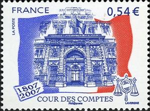 Stamp, Count Court, France,  