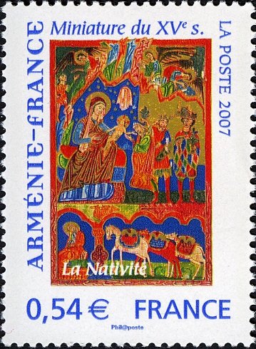 France - Armenia: Miniature from the XV century