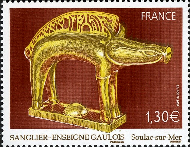 Gallic boar-sign - Soulac-sur-mer