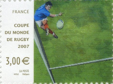 Rugby - Lenticular stamp