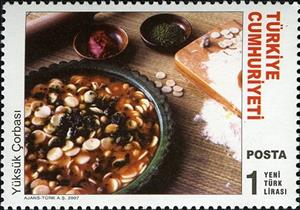 Stamp, Yuksuk (Thimble) Soap, Turkey,  , Food, Gastronomy