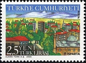 Stamp, Isparta, Turkey,  