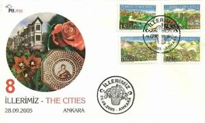 Turkish Provinces, 8 (FDC)