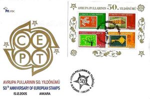 50th Of The Europe Stamps (FDC)