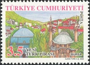 Stamp, Bursa, Turkey,  