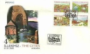 Turkish Provinces, 4 (FDC)
